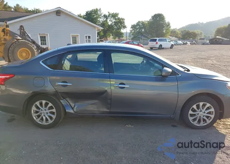 2019 Nissan Sentra Sv z USA, uszkodzony, nr VIN 3N1AB7AP5KL607832